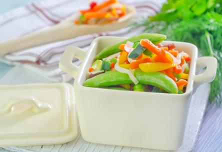 Snow pea salad