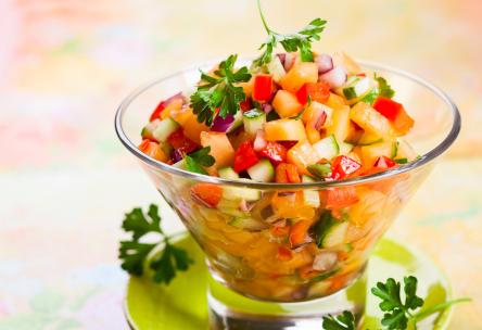 Salsa with melon