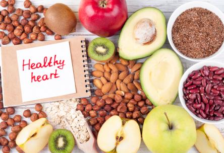 group of nuts, vegetables and fruits