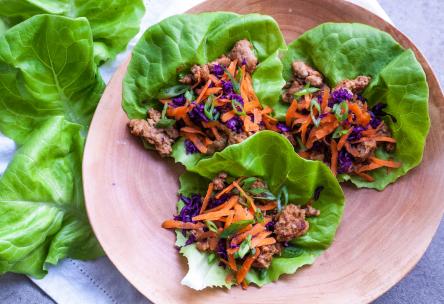 Hoisin-Pork Lettuce Wraps