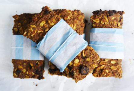 Chocolaty Pumpkin Granola Bars